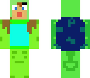 girl in crazy turtle suit