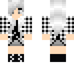 silver haired girl
