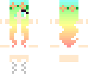 rainbow flower girl