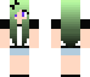 green ombre hair
