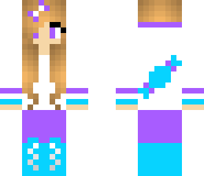 blue and purple candy girl