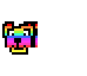 rainbow head