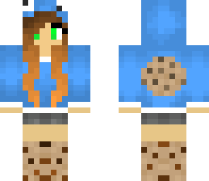cookie monster with green eyes