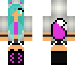 aqua gamer girl