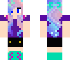 casual pastel girl
