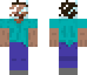 herobrine glass head