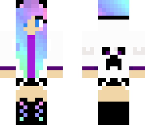 purple fox with headphones version