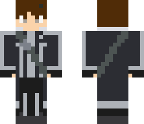 kirito with brown hair