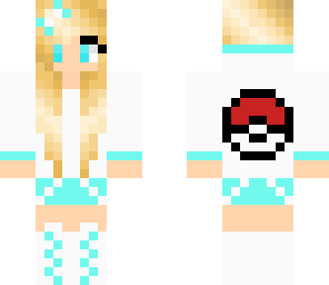 blue pokemon girl