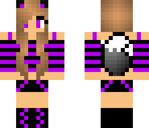 purple wolf girl