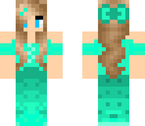 edit blue aqua girl