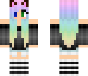 rainbow girl edit neko