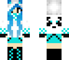 blue ninja panda girl
