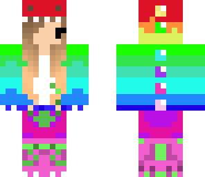 chibi dino rainbow