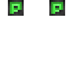 letra p verde