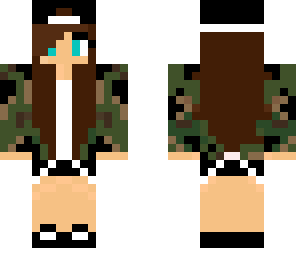 camo girl blue eyes