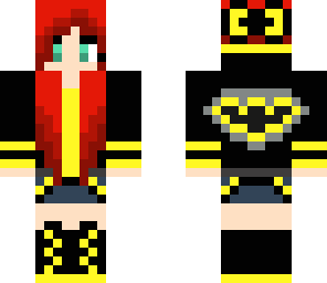 red haired batman girl