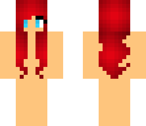red hair girl skin base