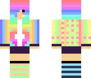 rainbow skittles girl