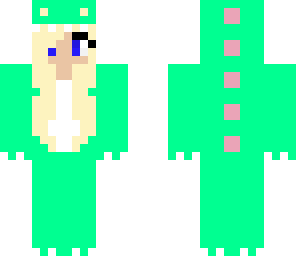 edited green dino skin