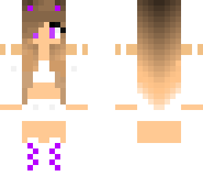 purple cat girl