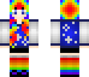 rainbow girl