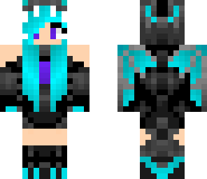 edited blue dragon girl
