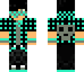 teal zexy zek with scarf