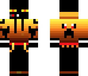 orange enderman pokemon trainer