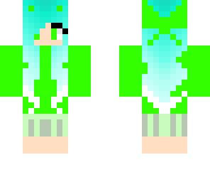 green cat