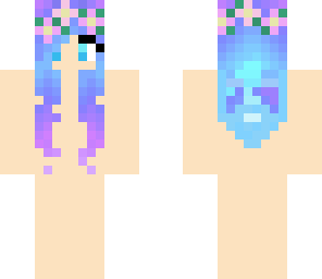 multi-coloured mermaid hair base