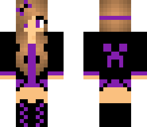 purple gamer girl