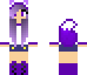 purple wolf girl
