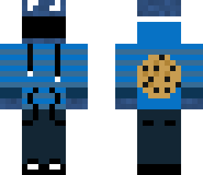 blue hoodie cookie monster