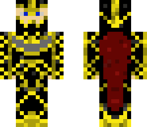 black and yellow warrior
