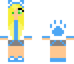 blue wolf girl