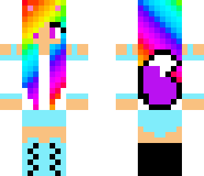 rainbow fox girl