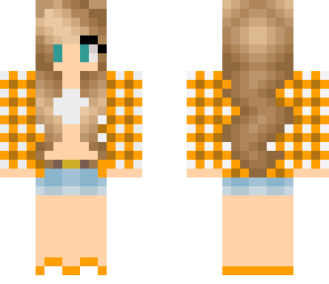 orange farmer girl
