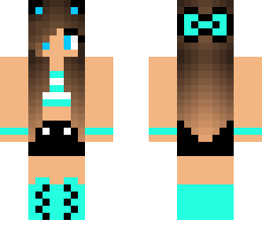 cute cat girl edited blue again