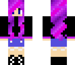 pinkad purple girl