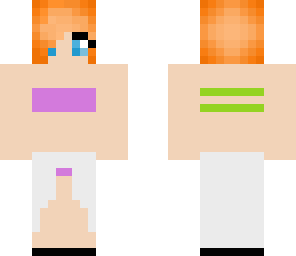 swimmer girl ginger head