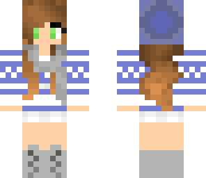 blue sweater skin