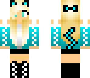 aqua cat girl