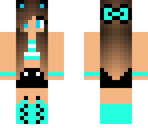 cute cat girl in blue edited again twice