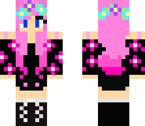 pink flower girl
