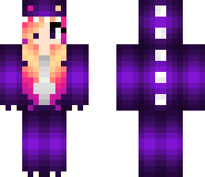purple dino girl