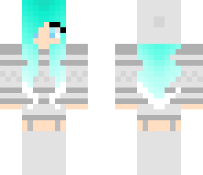 girl w blue hair