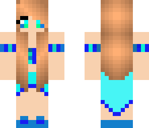 blue angle girl