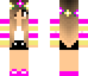 pink and yellow