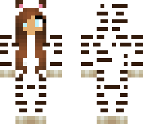 white tiger girl edit